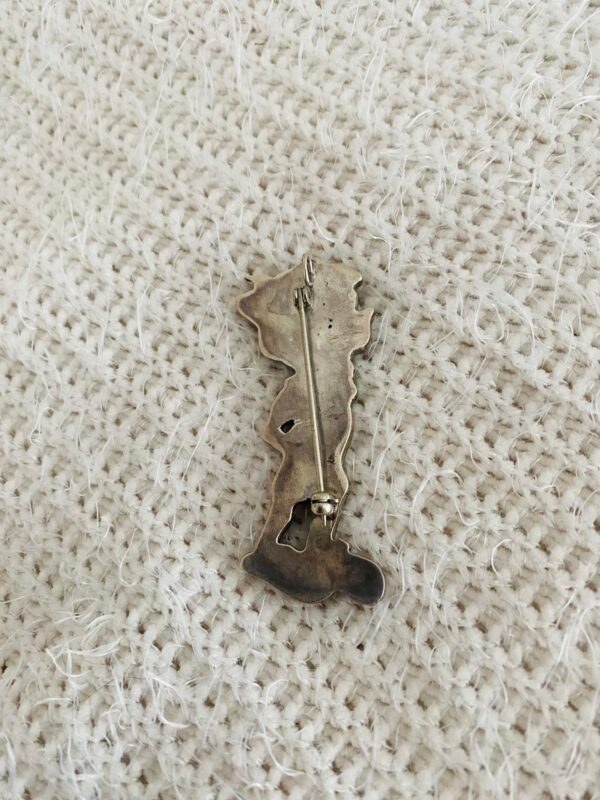 Vintage Zuni Sterling Silver Disney Pinocchio Pin Pendant/ - Image 2